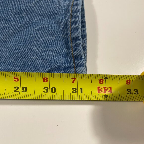 Stussy 100% Cotton Medium Wash Baggy Fit Big Ol' Jeans blue men's size 36x31 - Picture 11 of 12